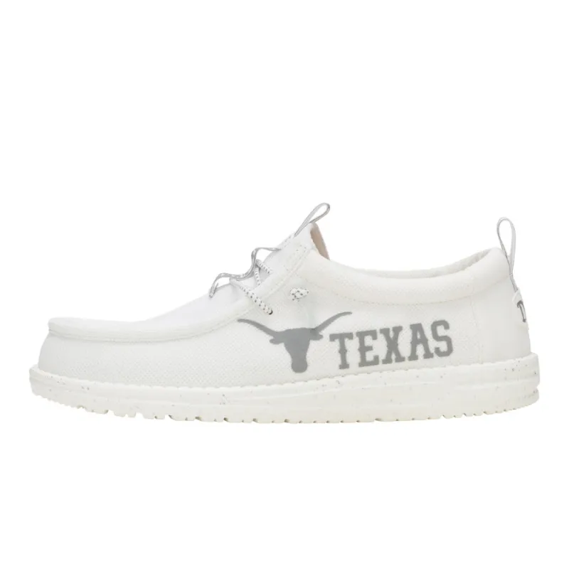 Wally Texas Longhorns - Longhorns White/Burnt Orange sold by Hey Dude