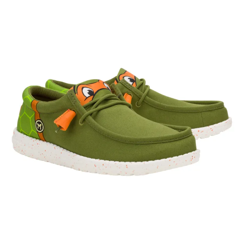 TMNT Mikey Wally Funk - Mikey Evergreen/Multi made by Hey Dude
