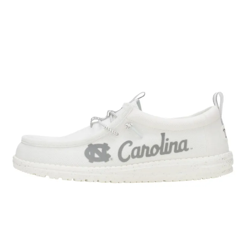 Wally UNC Tar Heels - Tar Heels White/Light Blue sold by Hey Dude