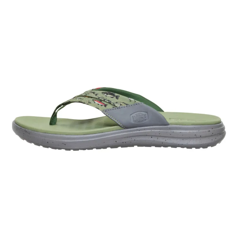 Finn Flip - Olive/Granite Grey sold by Hey Dude