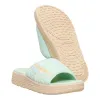 Tide Espadrille Slide - Celadon Green/Multi sold by Hey Dude