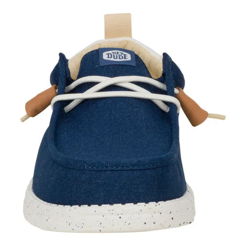 Wally Craft Linen - White/Sargasso Blue sold by Hey Dude product image thumbnail 5