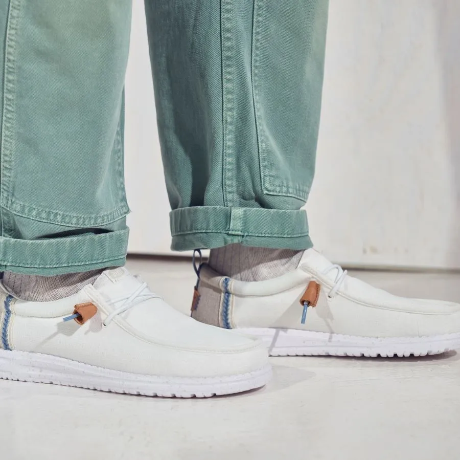 Wally Craft Linen - White/Stone Grey sold by Hey Dude product image thumbnail 2