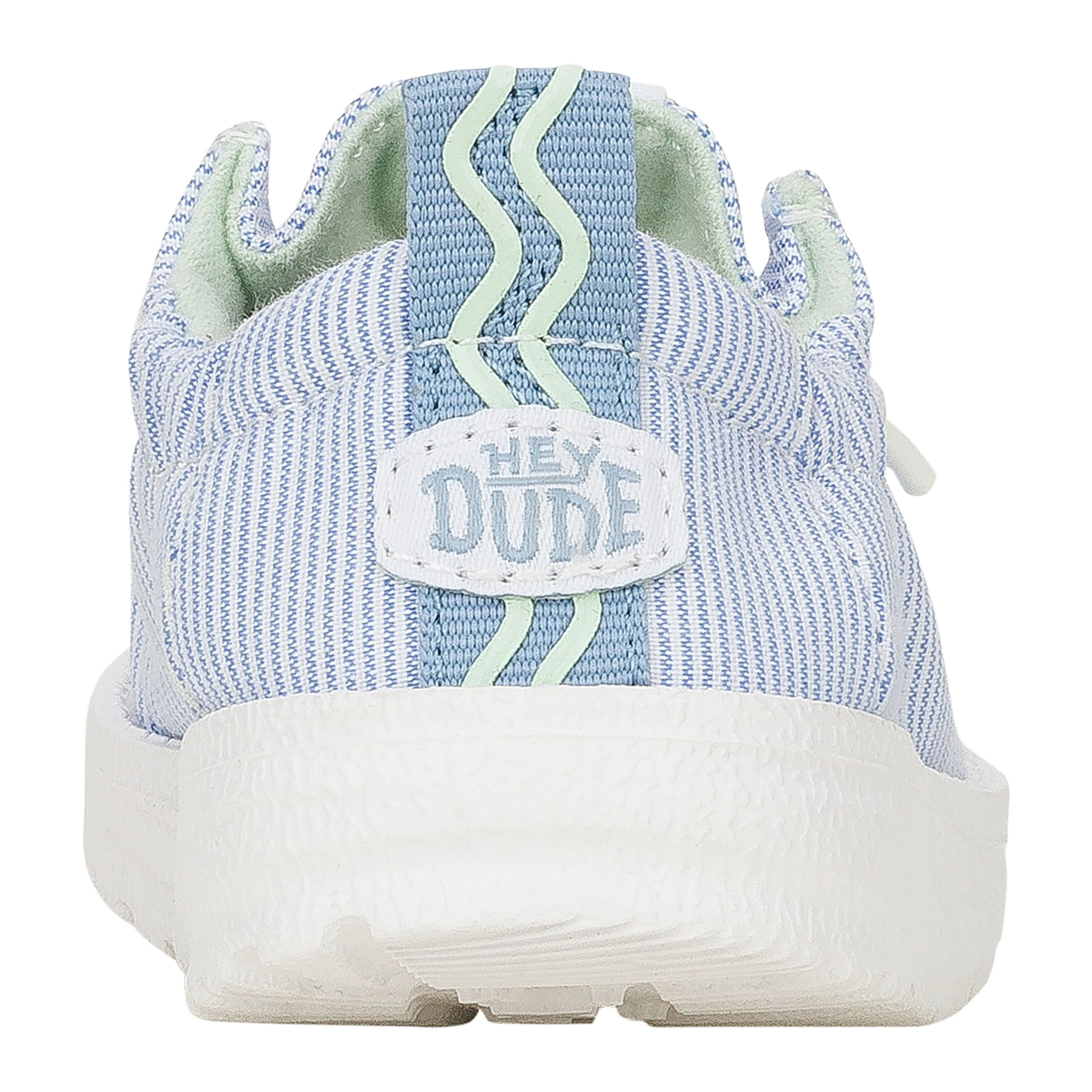 LilDude Slip On Prints - White/Faded Denim sold by Hey Dude product image thumbnail 5