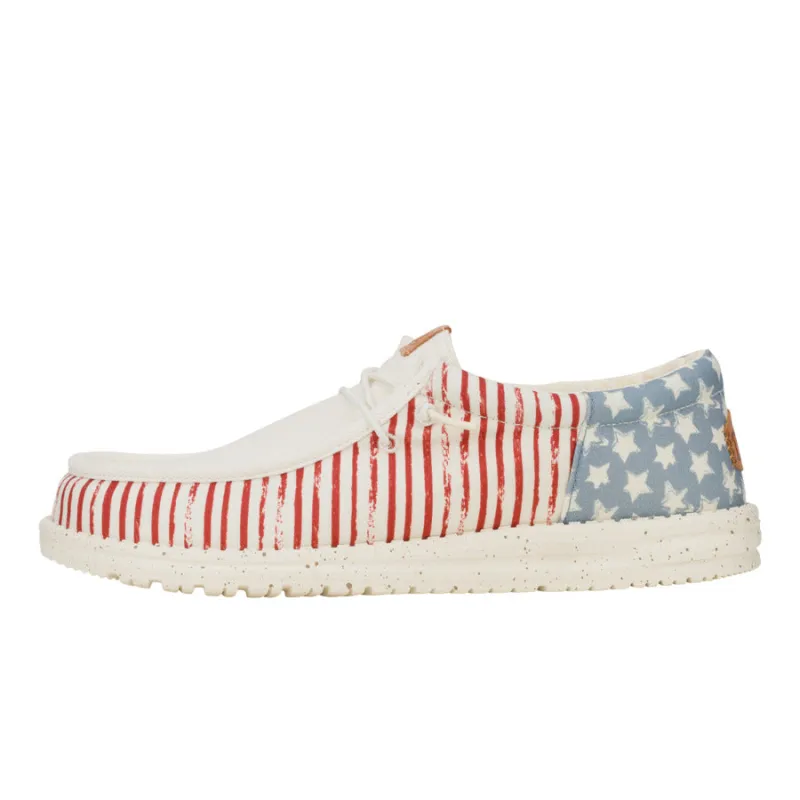 Wally Funk Americana Stars - American Flag sold by Hey Dude