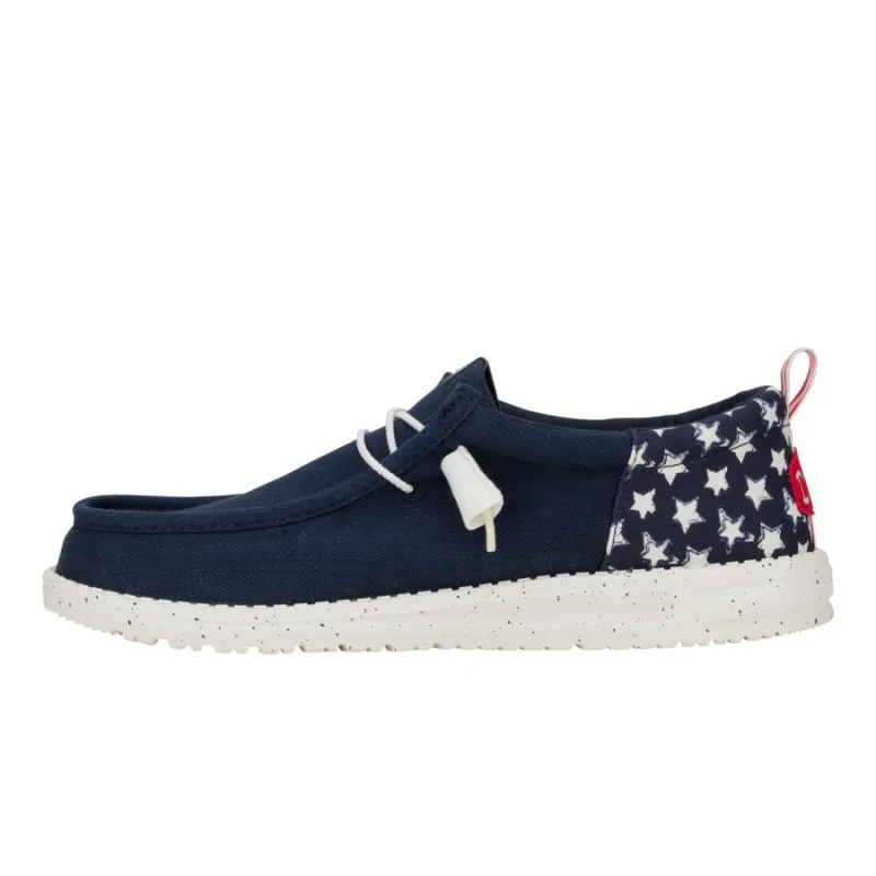 Wally Funk Americana Stars - Navy Blazer sold by Hey Dude