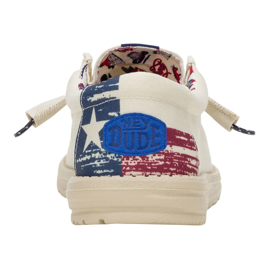 Wally Texas Flag - Bone White sold by Hey Dude product image thumbnail 5