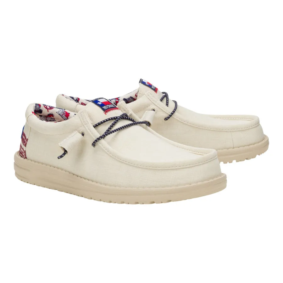 Wally Texas Flag - Bone White sold by Hey Dude product image thumbnail 2