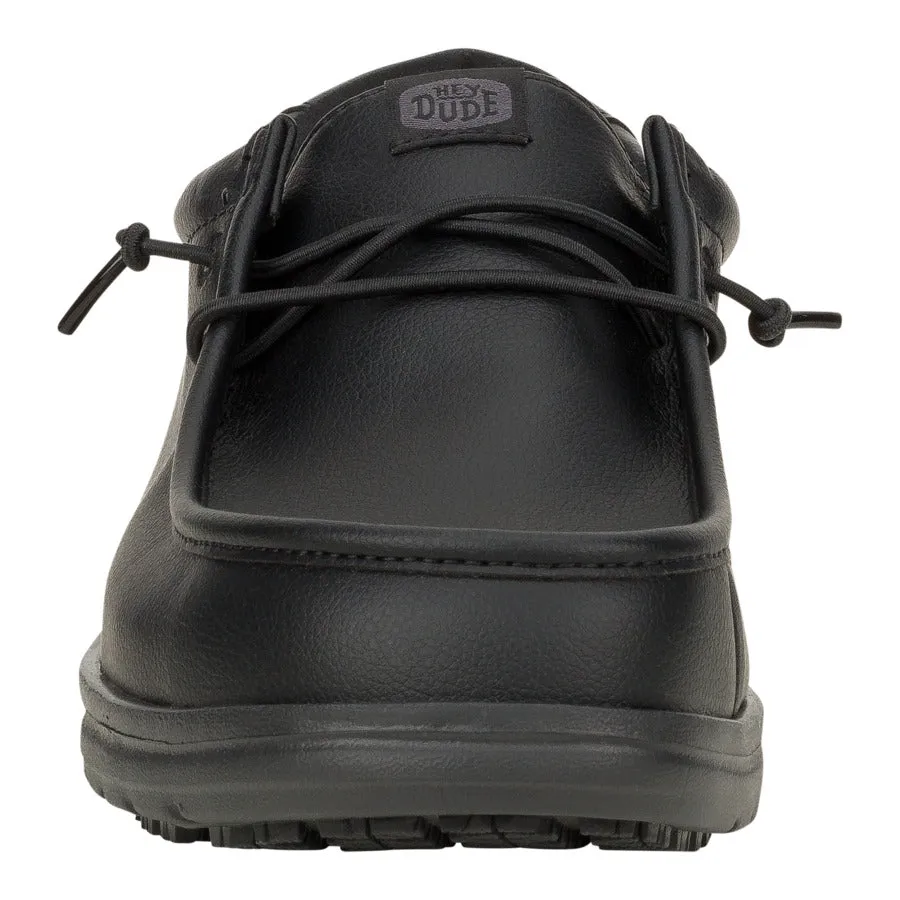 Wally Work CE Classic Slip Resistant Wide - Black sold by Hey Dude product image thumbnail 4
