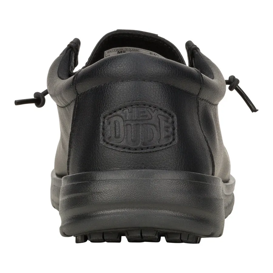 Wally Work CE Classic Slip Resistant Wide - Black sold by Hey Dude product image thumbnail 5