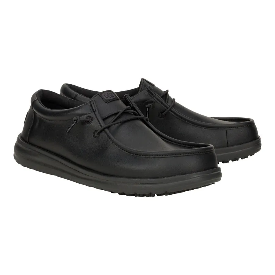 Wally Work CE Classic Slip Resistant Wide - Black sold by Hey Dude product image thumbnail 2
