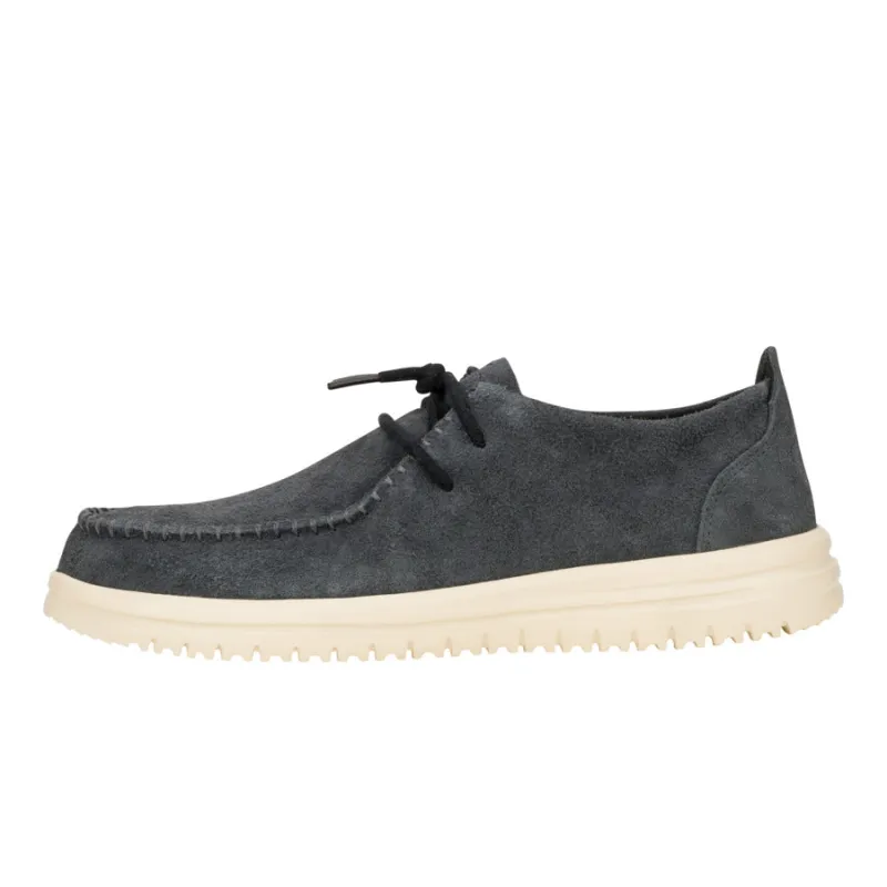 Wally NXT Moc - Black/Wood Ash sold by Hey Dude