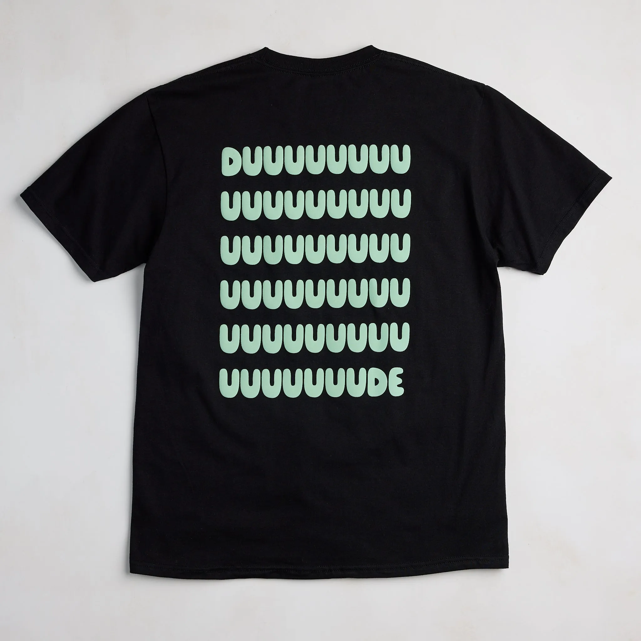 Duuuuuude Tee - Black/Mint sold by Hey Dude product image thumbnail 3