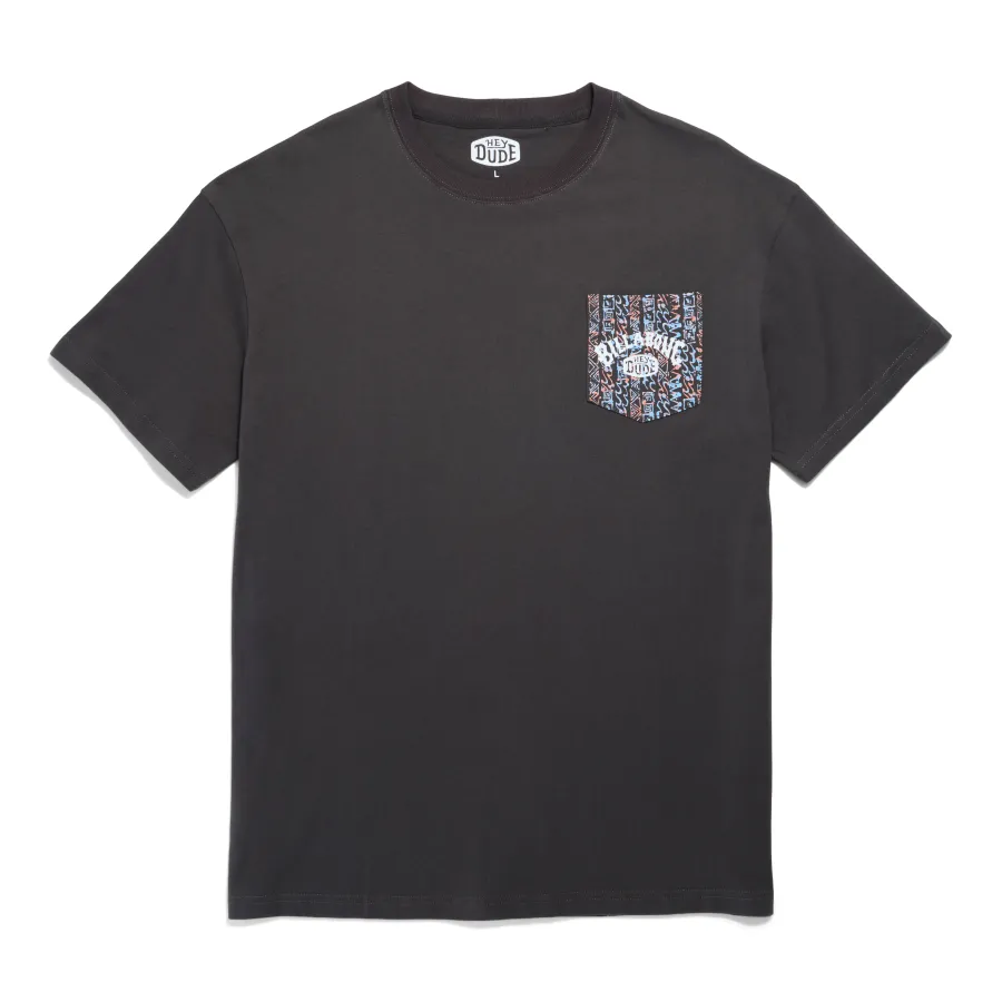 HD X Billabong Tee - Black Oyster sold by Hey Dude