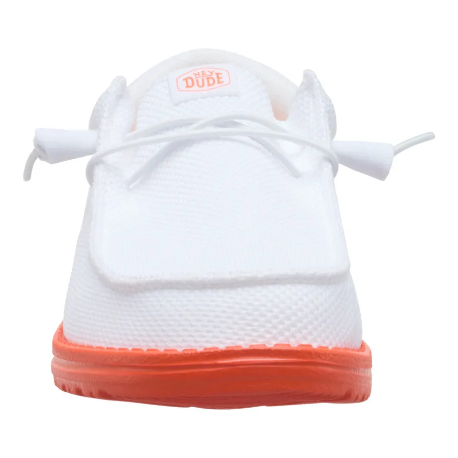 Wally Funk Pop - White/Tomato Orange sold by Hey Dude product image thumbnail 4