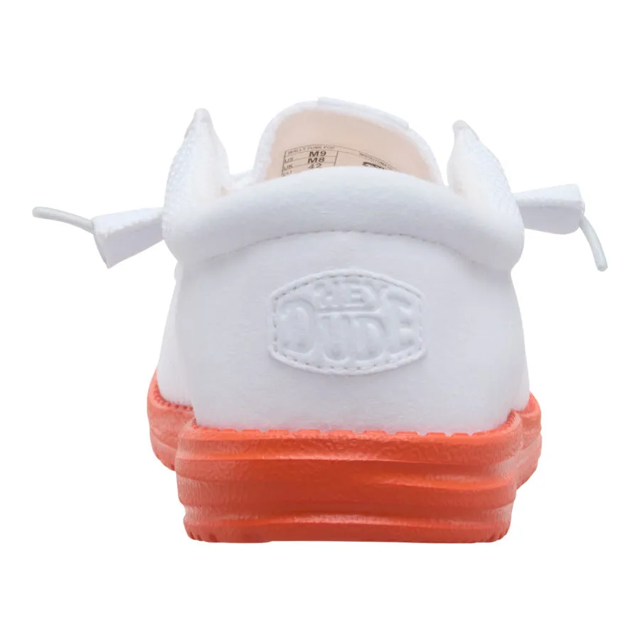 Wally Funk Pop - White/Tomato Orange sold by Hey Dude product image thumbnail 5