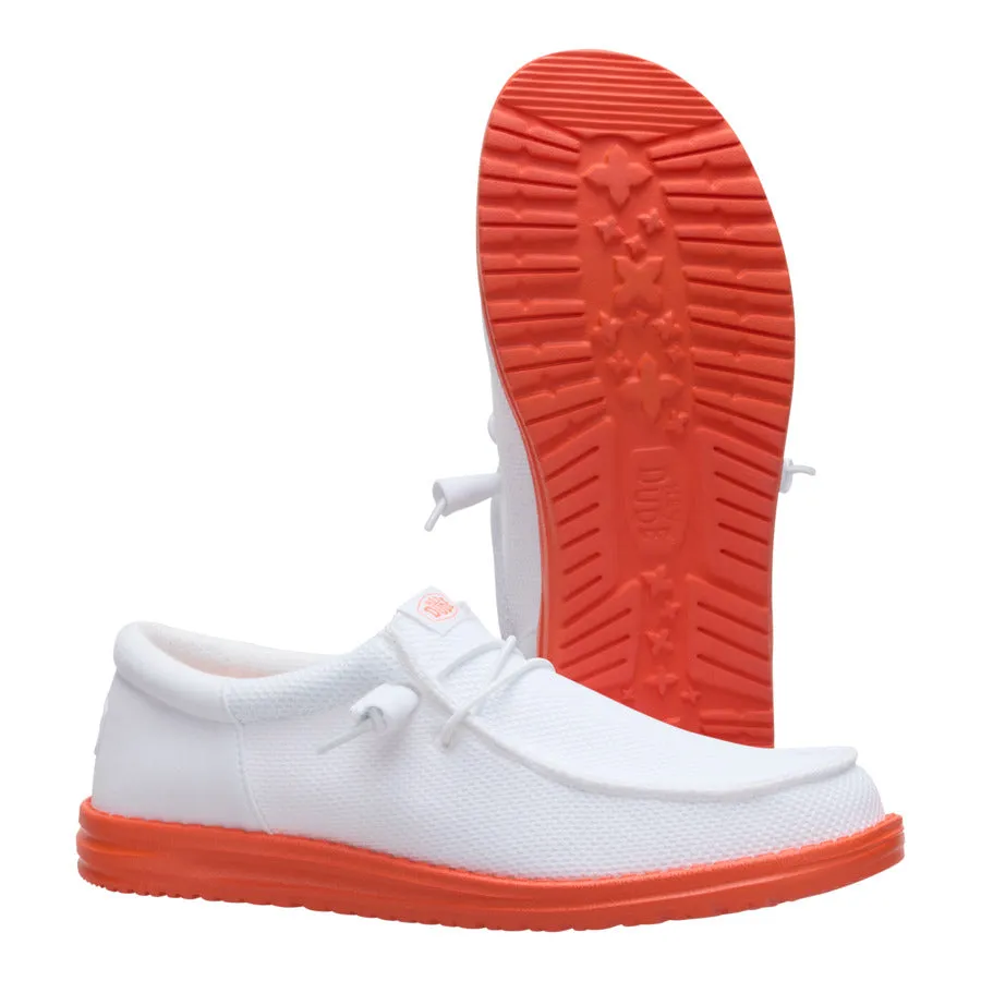 Wally Funk Pop - White/Tomato Orange sold by Hey Dude product image thumbnail 3