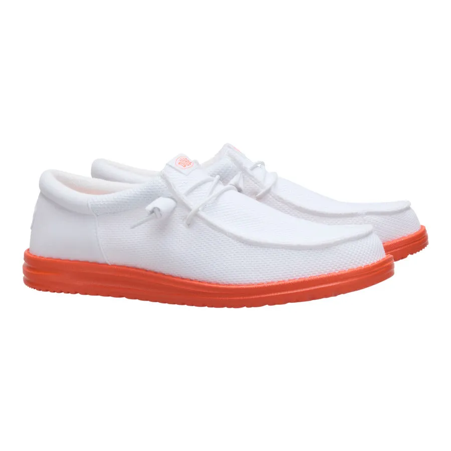 Wally Funk Pop - White/Tomato Orange sold by Hey Dude product image thumbnail 2