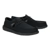 Wally Canvas Mono - Black/Clay sold by Hey Dude