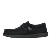 Wally Canvas Mono - Black/Clay sold by Hey Dude