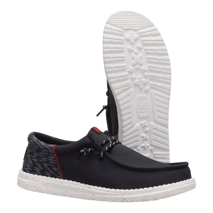 Wally Funk Jersey Jacquard - Black/Multi sold by Hey Dude product image thumbnail 3