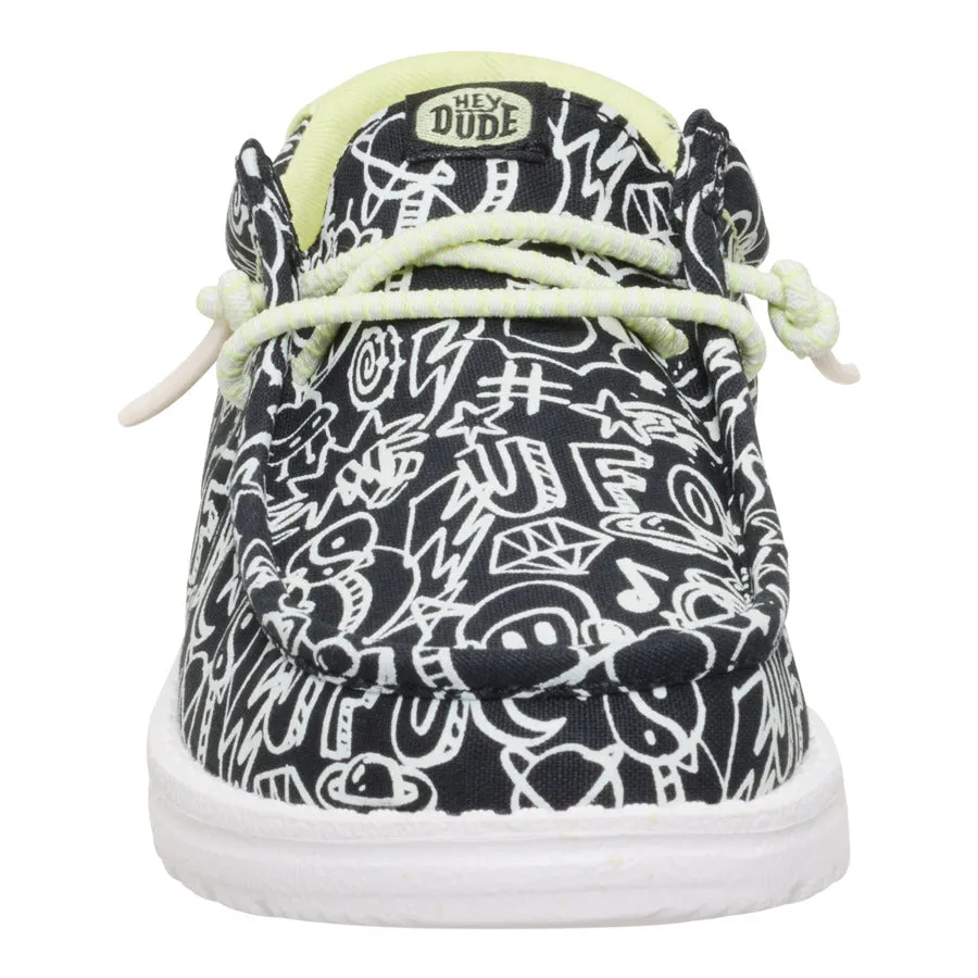 Wally Youth Space Glow - Black/White sold by Hey Dude product image thumbnail 4