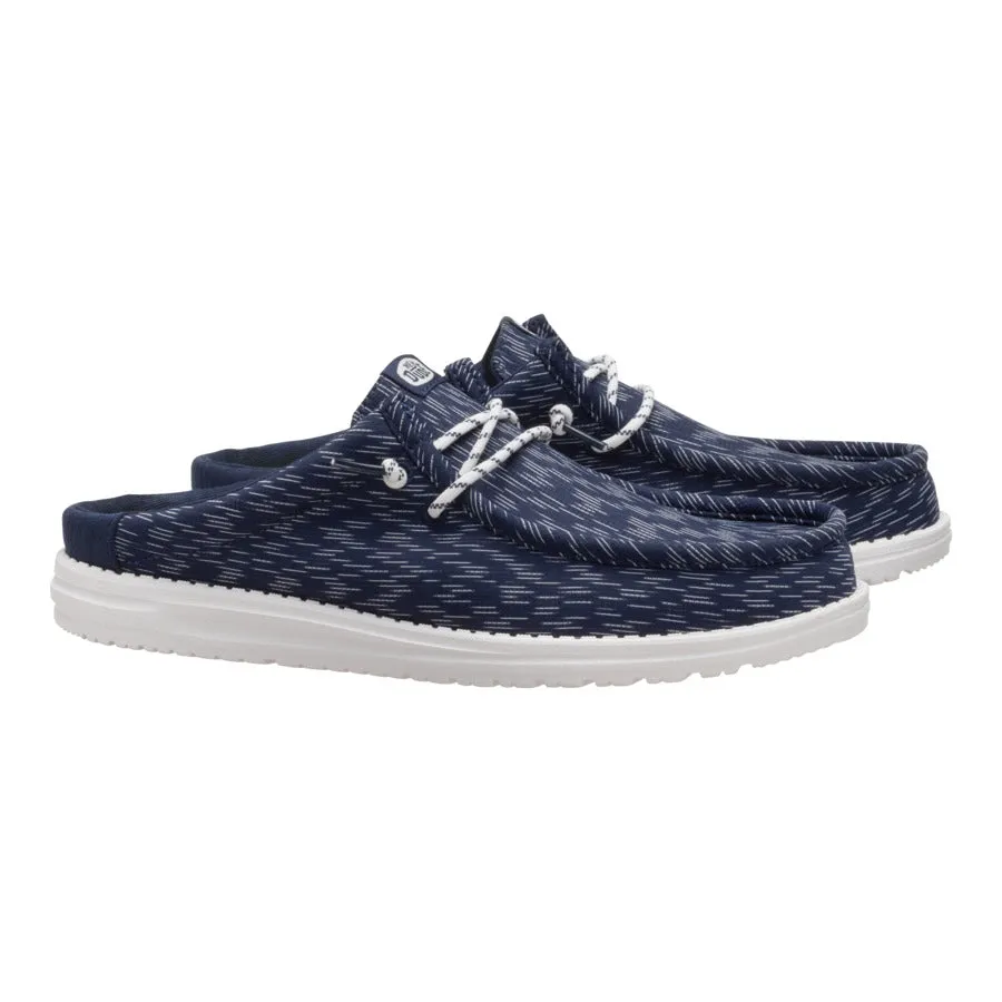 Wally Slip Jersey Jacquard - Navy Blazer/White sold by Hey Dude product image thumbnail 2