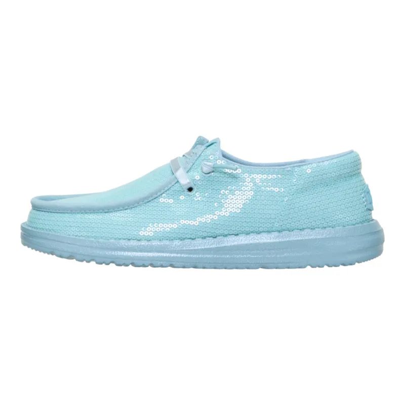 Wendy Funk Mono Sequin - Tourmaline Blue sold by Hey Dude