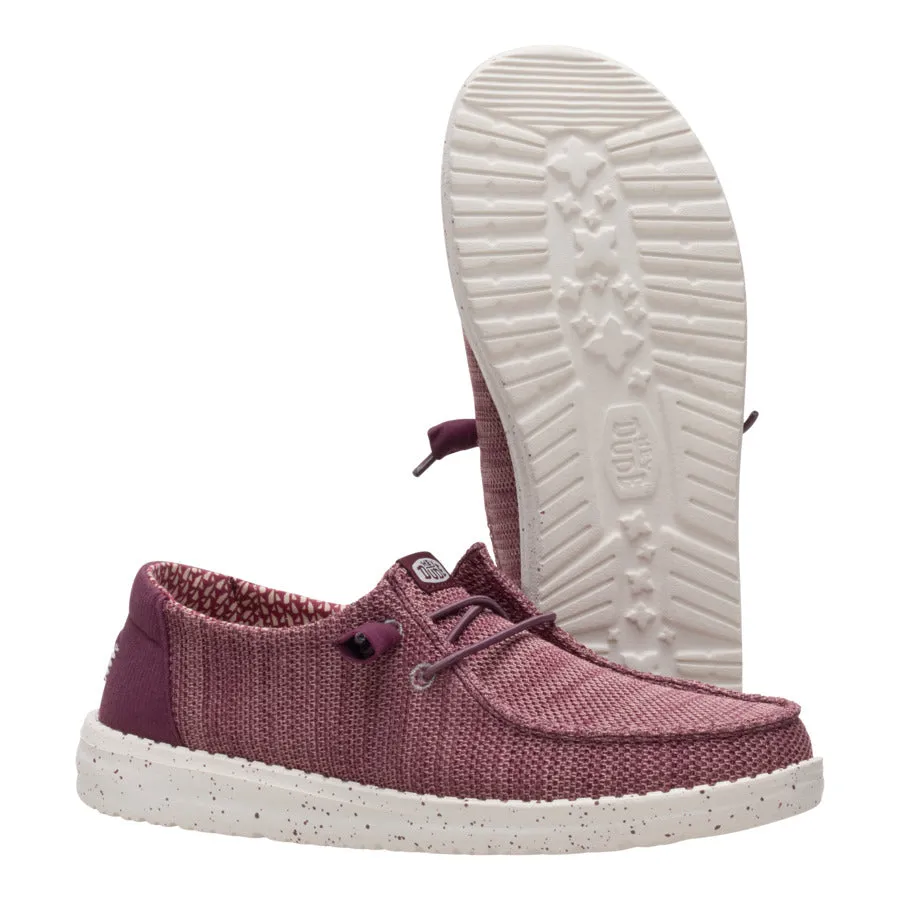 Wendy Stretch Sox - Burgundy sold by Hey Dude product image thumbnail 4