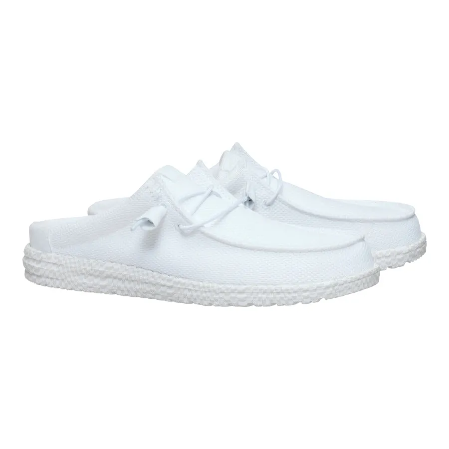 Wally Slip Warped Geo - White/Dawn Blue sold by Hey Dude product image thumbnail 2