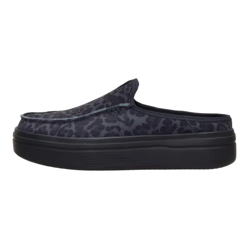 Austin Lift Suede Animal - Black Leopard sold by Hey Dude