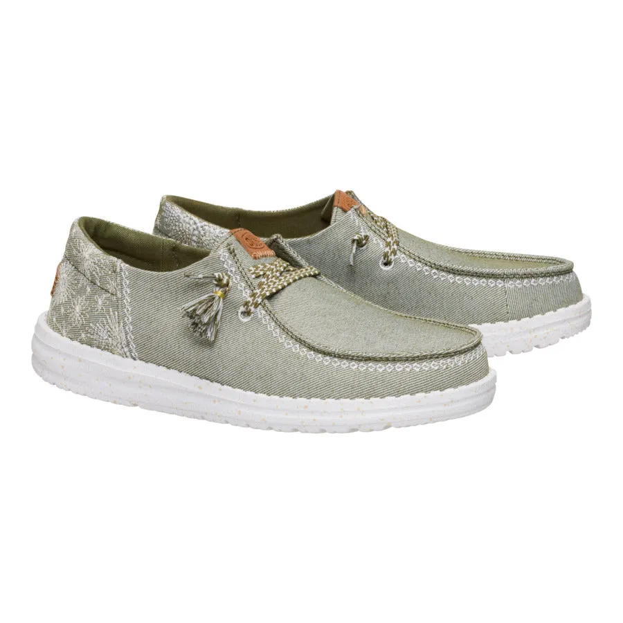 Wendy Funk Embroidered Floral - Olive sold by Hey Dude product image thumbnail 2