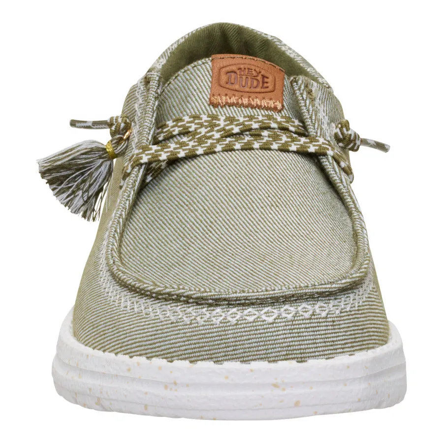 Wendy Funk Embroidered Floral - Olive sold by Hey Dude product image thumbnail 4