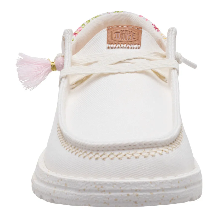 Wendy Funk Embroidered Floral - Ivory/Multi sold by Hey Dude product image thumbnail 4