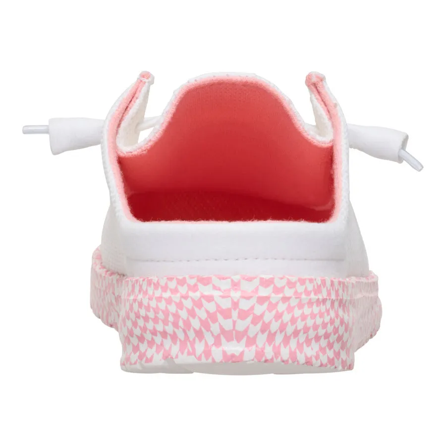 Wendy Slip Warped Geo - White/Pink Lemonade sold by Hey Dude product image thumbnail 5