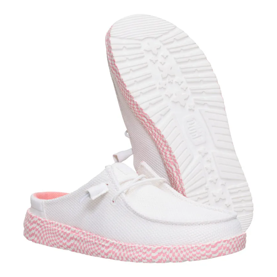 Wendy Slip Warped Geo - White/Pink Lemonade sold by Hey Dude product image thumbnail 3