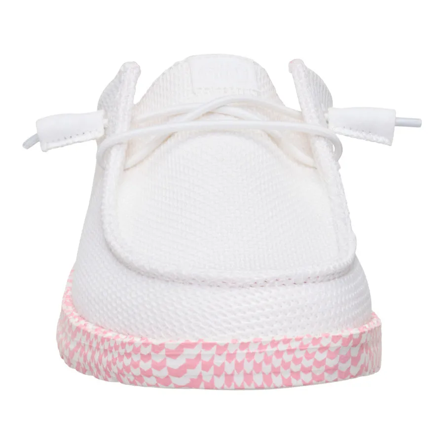 Wendy Slip Warped Geo - White/Pink Lemonade sold by Hey Dude product image thumbnail 4