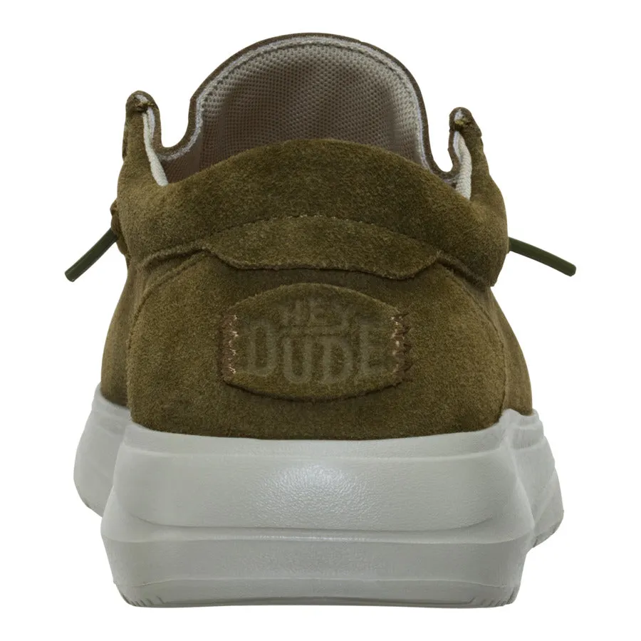 Wally Comf Suede - Dark Olive/Stone Grey sold by Hey Dude product image thumbnail 5