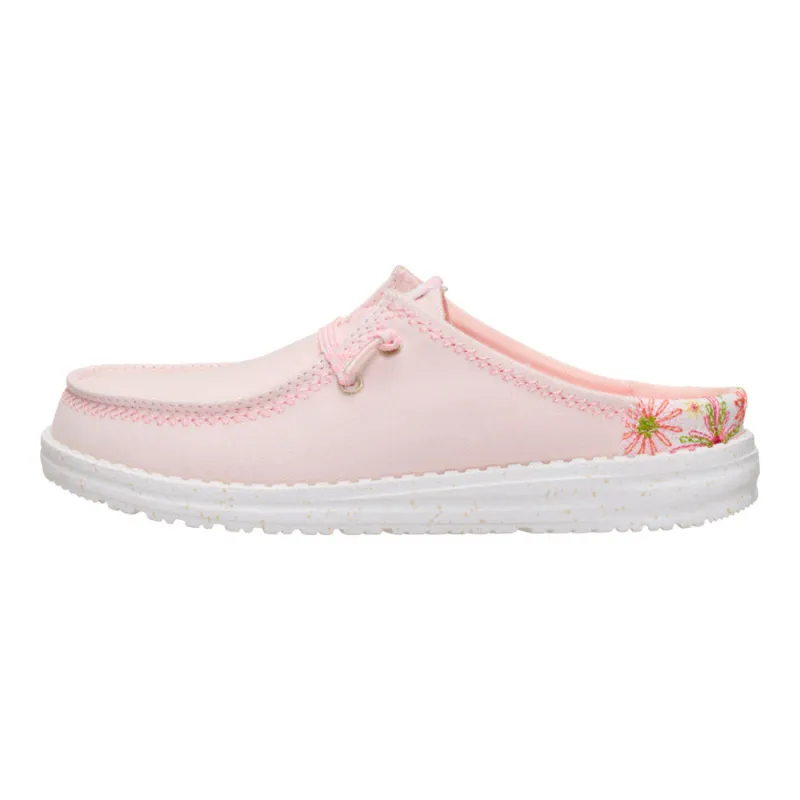 Wendy Slip Embroidered Floral - Pale Pink sold by Hey Dude