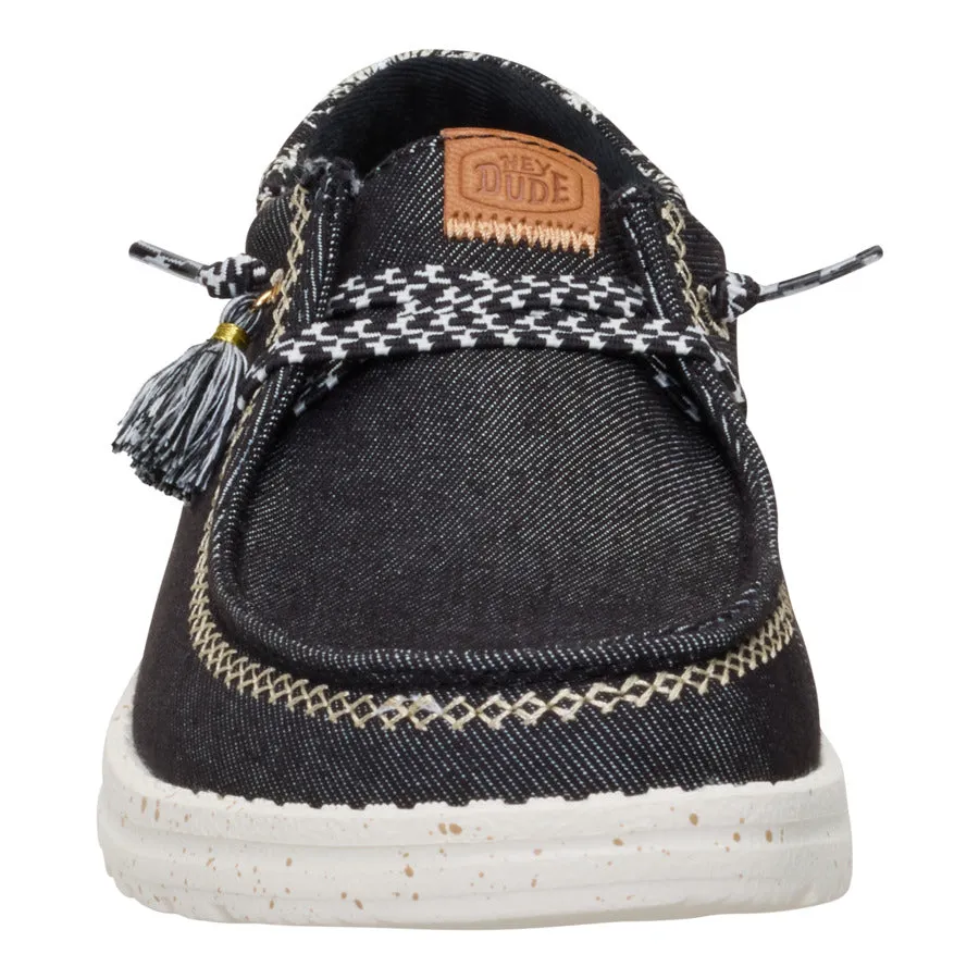 Wendy Funk Embroidered Floral - Black sold by Hey Dude product image thumbnail 4