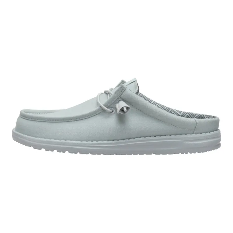 Wally Slip Stretch Canvas - Puritan Grey sold by Hey Dude