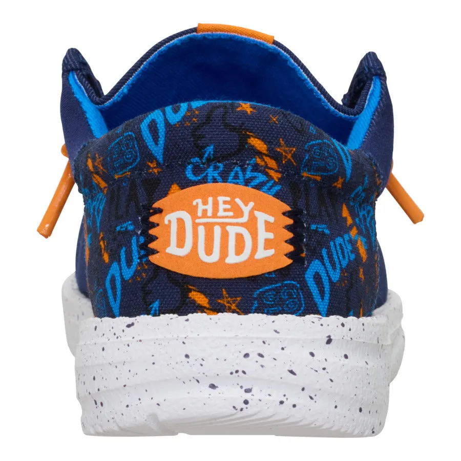 Wally Funk Youth Game On - Navy/Multi sold by Hey Dude product image thumbnail 5