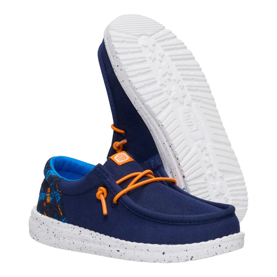 Wally Funk Youth Game On - Navy/Multi sold by Hey Dude product image thumbnail 3