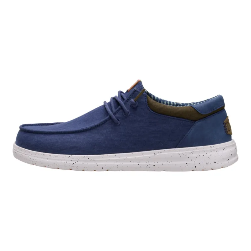 Paul Washed - Vintage Blue/Multi sold by Hey Dude