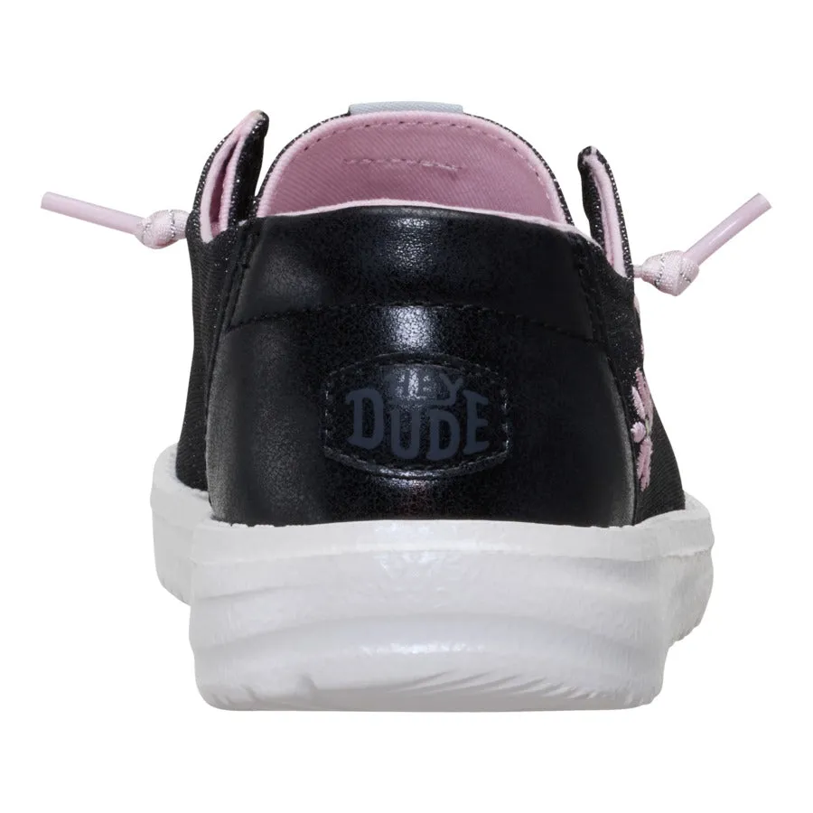 Wendy Youth Shimmer Flower - Charcoal sold by Hey Dude product image thumbnail 5