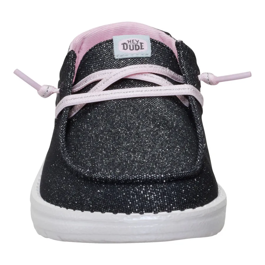 Wendy Youth Shimmer Flower - Charcoal sold by Hey Dude product image thumbnail 4