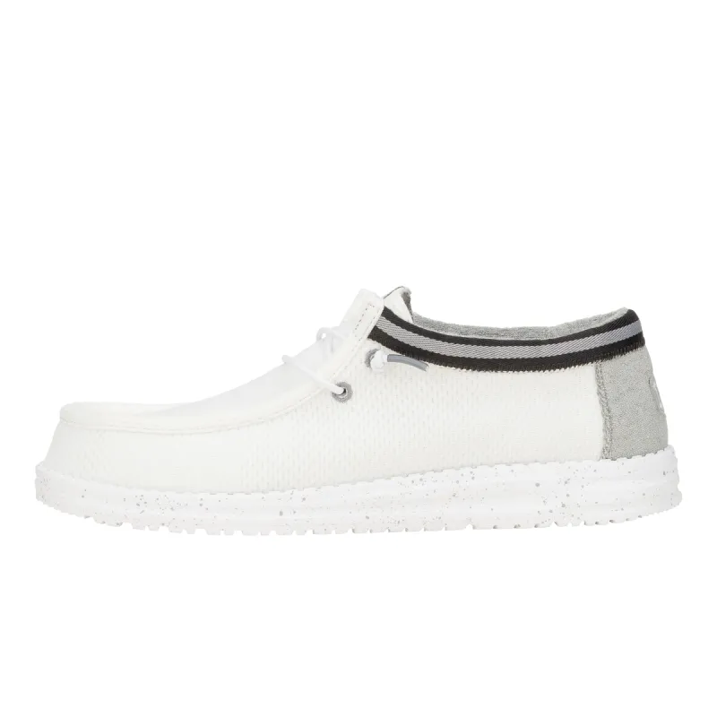 Wally Varsity Jersey - White Grey sold by Hey Dude
