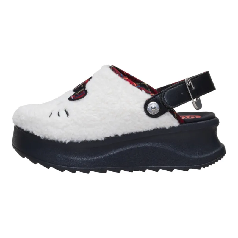 Hello Kitty Delray Clog - White/Black sold by Hey Dude