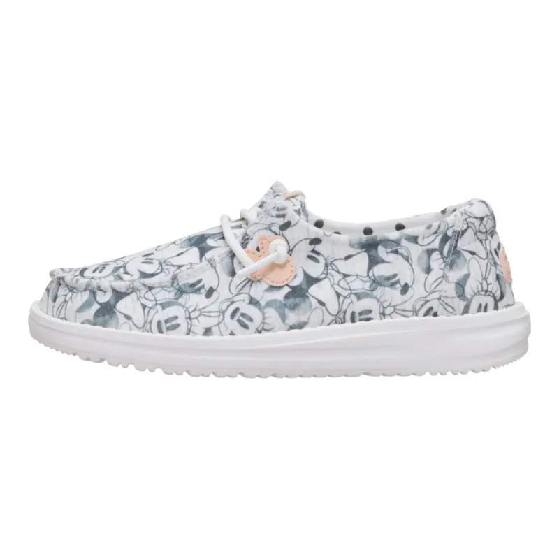 Disney Minnie Mouse Print Wendy Youth - Grey Multi sold by Hey Dude