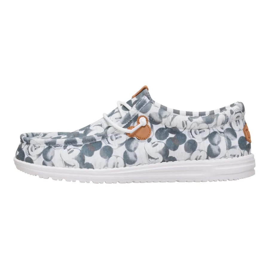 Disney Mickey Mouse Print Wally - Grey/Multi sold by Hey Dude